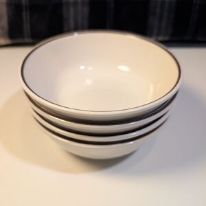 4 Royal Doulton Ting Round Soup Cereal Bowls Lambethware 1012 Vintage 1974 6.5"